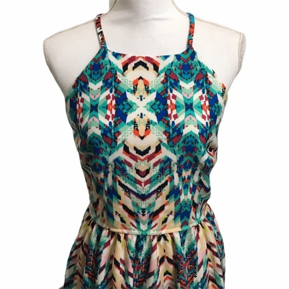 Speechless sleeveless fit & flare dress. Sz large - Picture 2 of 10